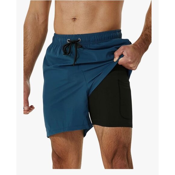 Silkworld Mens Swim Trunk Gobain Blue Size L - Picture 1 of 7